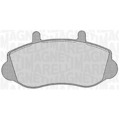 Kit pastiglie freno, Freno a disco MAGNETI MARELLI 363916060544