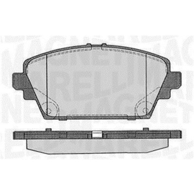 Kit pastiglie freno, Freno a disco MAGNETI MARELLI 363916060566