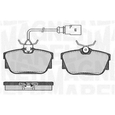 Kit pastiglie freno, Freno a disco MAGNETI MARELLI 363916060586