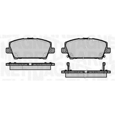 Kit pastiglie freno, Freno a disco MAGNETI MARELLI 363916060620