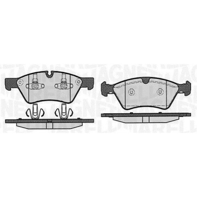 Kit pastiglie freno, Freno a disco MAGNETI MARELLI 363916060639
