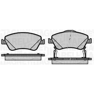 Kit pastiglie freno, Freno a disco MAGNETI MARELLI 363916060664