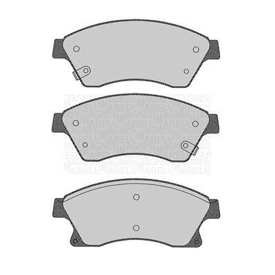 Kit pastiglie freno, Freno a disco MAGNETI MARELLI 363916060694