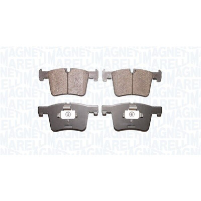Kit pastiglie freno, Freno a disco MAGNETI MARELLI 363916060731