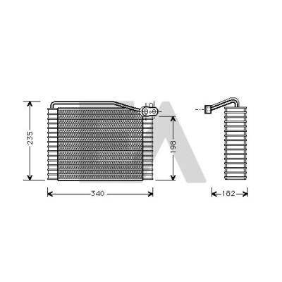 Evaporatore, Climatizzatore