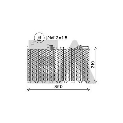Evaporatore, Climatizzatore
