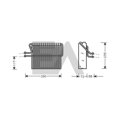 Evaporatore, Climatizzatore