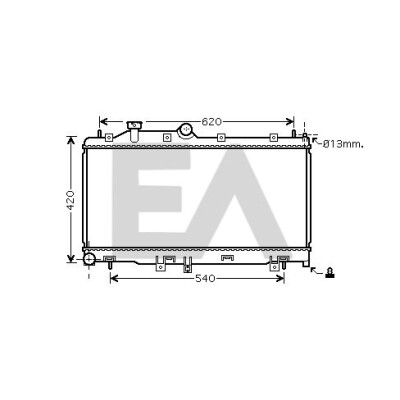 Radiatore, Raffreddamento motore EACLIMA 31R68045