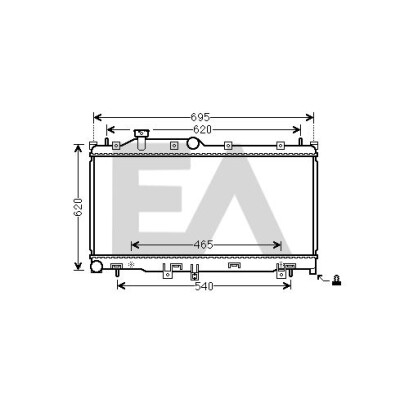 Radiatore, Raffreddamento motore EACLIMA 31R68050