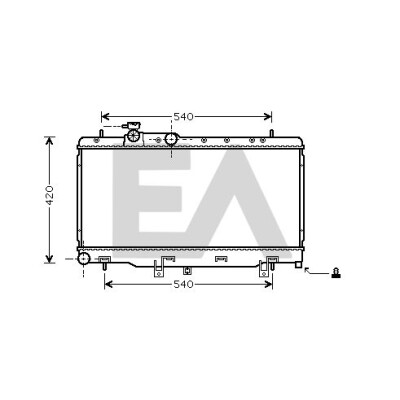 Radiatore, Raffreddamento motore EACLIMA 31R68054