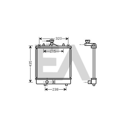 Radiatore, Raffreddamento motore EACLIMA 31R69077