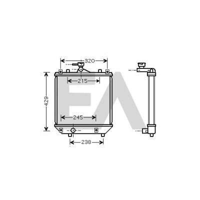 Radiatore, Raffreddamento motore EACLIMA 31R69078