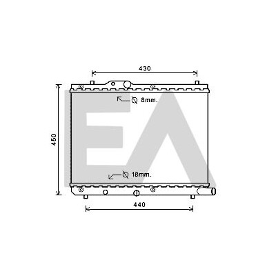 Radiatore, Raffreddamento motore EACLIMA 31R69085