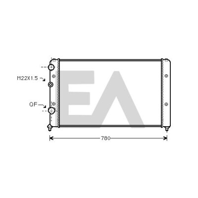 Radiatore, Raffreddamento motore EACLIMA 31R77088