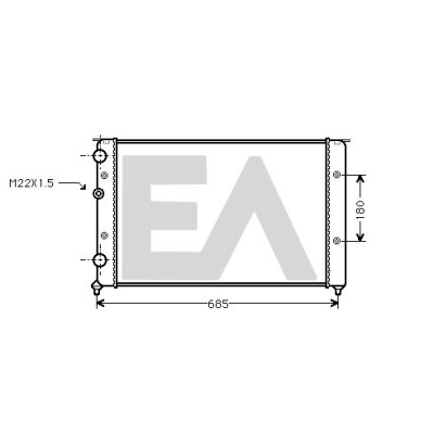 Radiatore, Raffreddamento motore EACLIMA 31R77089
