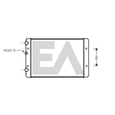 Radiatore, Raffreddamento motore EACLIMA 31R77091
