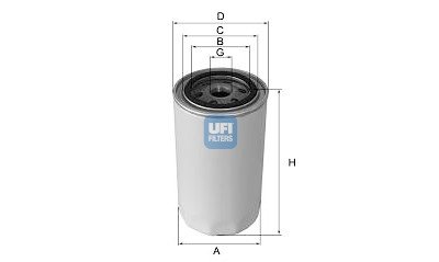Filtro olio UFI 23.291.00