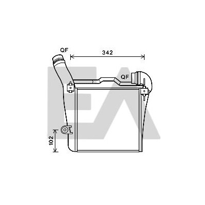 Intercooler EACLIMA 36A58020