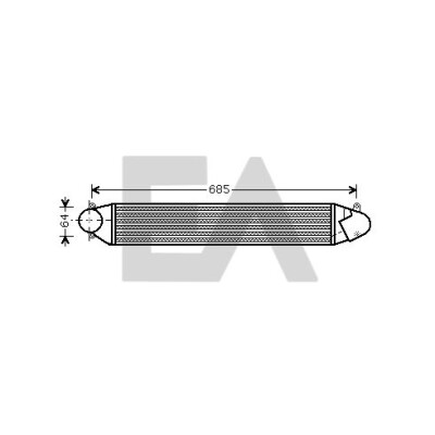 Intercooler EACLIMA 36A77007