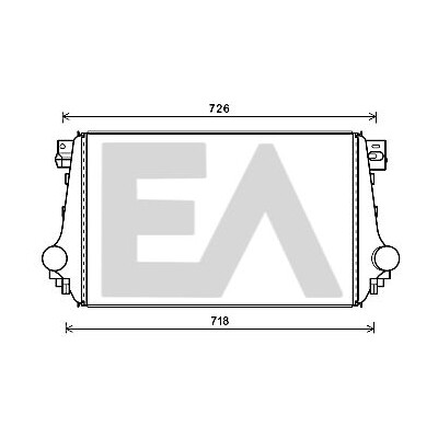 Intercooler EACLIMA 36A77011