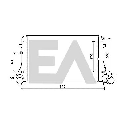 Intercooler EACLIMA 36A77015