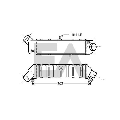 Intercooler EACLIMA 36A77018