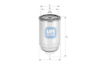 Filtro carburante UFI 24.333.00