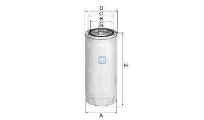 Filtro carburante UFI 24.406.00