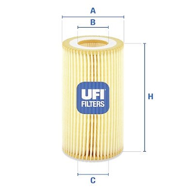 Filtro olio UFI 25.003.00