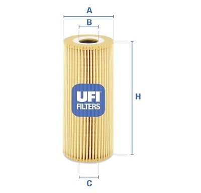 Filtro olio UFI 25.011.00