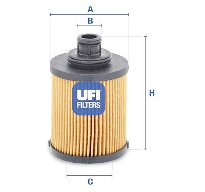 Filtro olio UFI 25.031.00