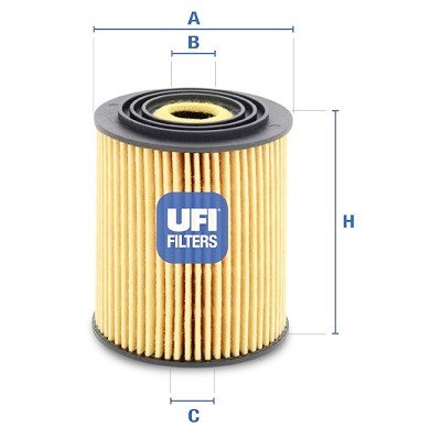 Filtro olio UFI 25.034.00