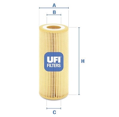 Filtro olio UFI 25.048.00