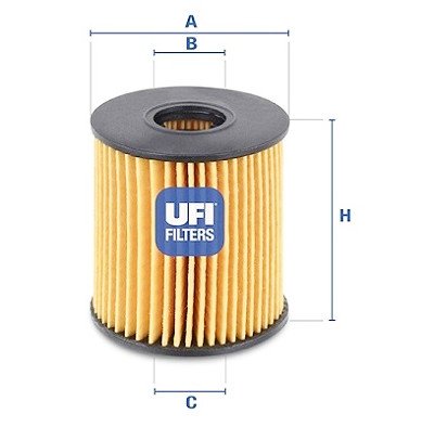 Filtro olio UFI 25.060.00