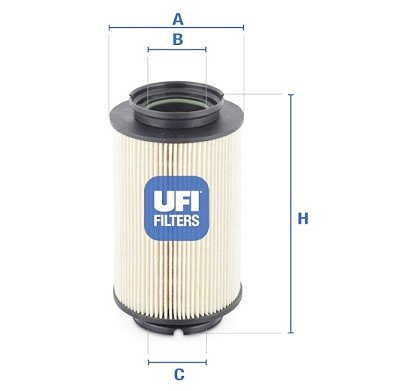 Filtro carburante UFI 26.014.00