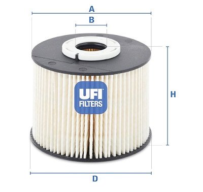 Filtro carburante UFI 26.055.00