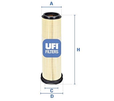 Filtro aria UFI 27.596.00