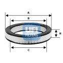 Filtro aria UFI 27.897.00