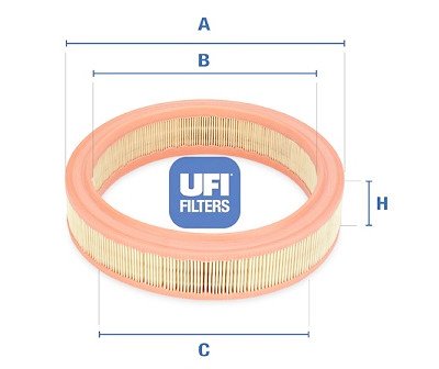 Filtro aria UFI 30.038.01