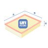 Filtro aria UFI 30.085.00