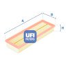 Filtro aria UFI 30.150.00
