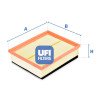 Filtro aria UFI 30.151.00