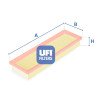 Filtro aria UFI 30.185.00