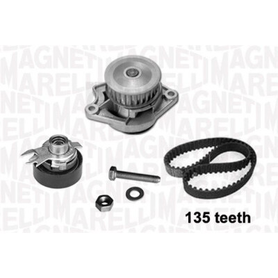 Pompa acqua + Kit cinghie dentate