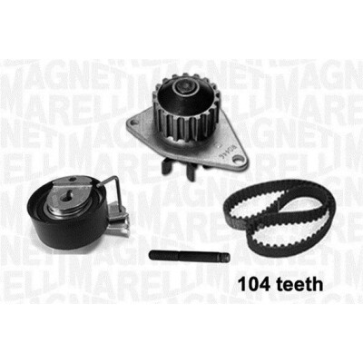 Pompa acqua + Kit cinghie dentate