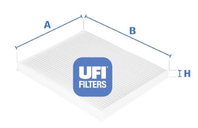 Filtro aria abitacolo UFI 53.124.00