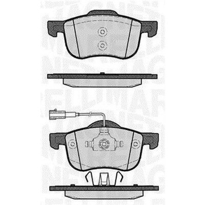 Kit pastiglie freno, Freno a disco MAGNETI MARELLI 363916060128