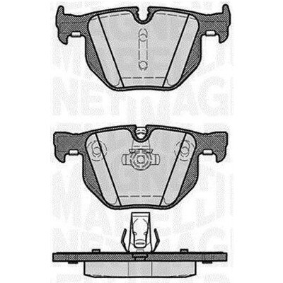 Kit pastiglie freno, Freno a disco MAGNETI MARELLI 363916060161