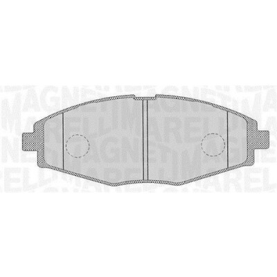 Kit pastiglie freno, Freno a disco MAGNETI MARELLI 363916060164
