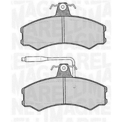 Kit pastiglie freno, Freno a disco MAGNETI MARELLI 363916060175